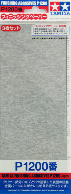 Tamiya Schuurpapier P1200 #87058