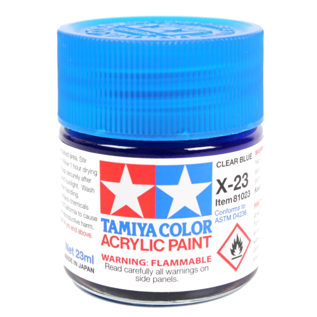 Tamiya X-23: Clear Blue 10ml