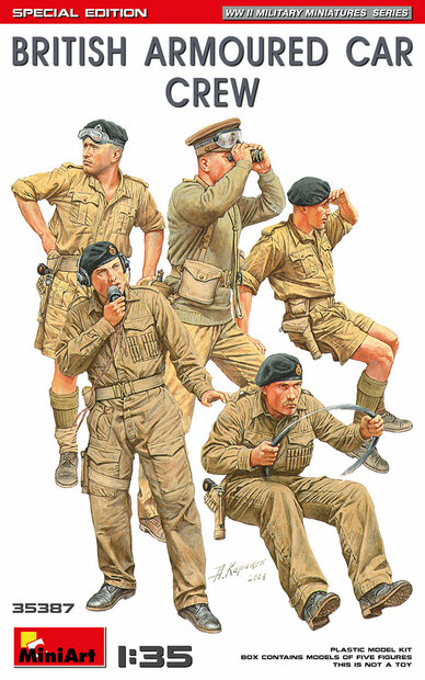 MiniArt 35387 British Armoured Car Crew 1:35