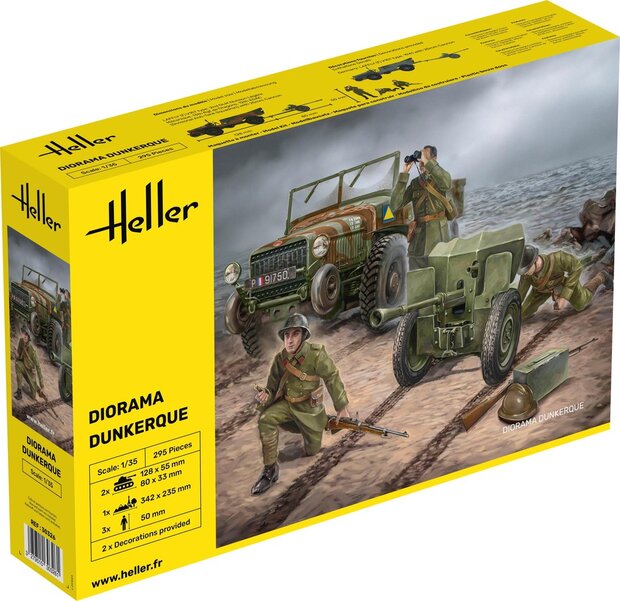 Heller 30326 Diorama Dunkerque 1/35