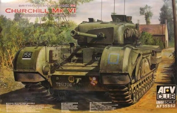 AFV Club AF35S52 British Infantry Tank Churchill Mk VI 1/35