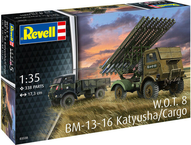 Revell 03338 BM-13-16 op WOT 8 1:35