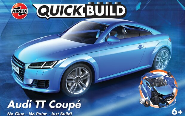 Airfix J6054 QuickBuild Audi TT Coupe - Blue
