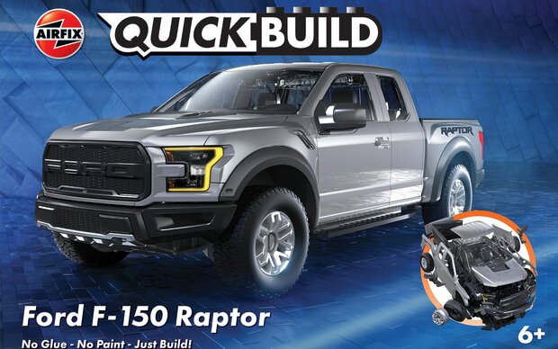 Airfix J6053 QuickBuild Ford F-150 Raptor - Grey