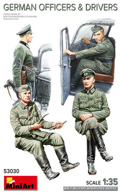 MiniArt 53030 German Officers &amp; Drivers 1/35