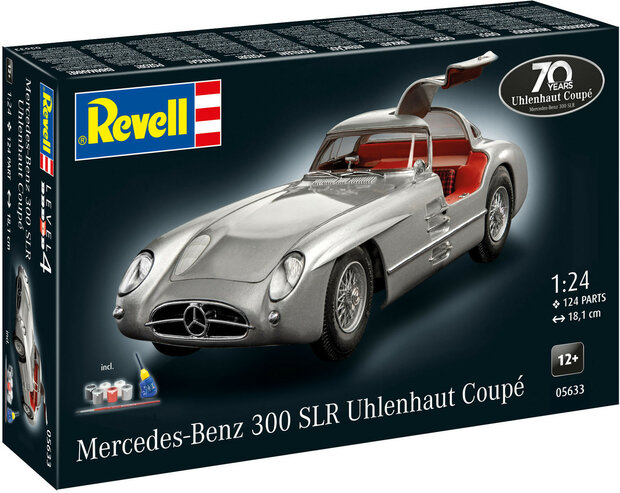 Revell 05633 Gift Set Mercedes-Benz 300 SLR 70th Anniversary 1/24