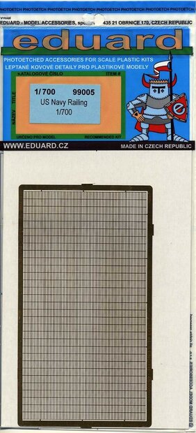 Eduard US Navy Railing 1/700 #99005