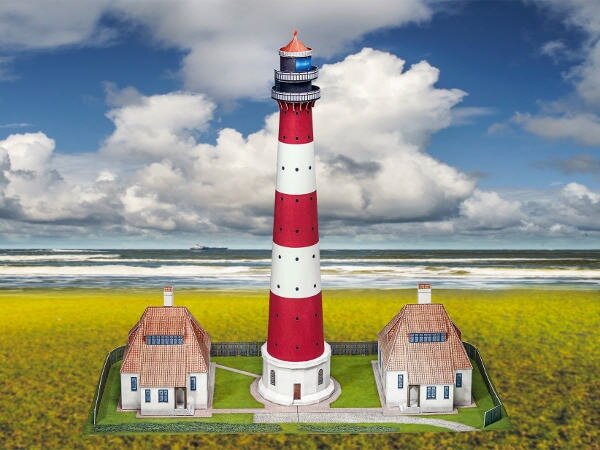 Schreiber Bogen Westerheversand Lighthouse #799 Bouwplaat