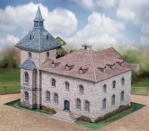 Schreiber Bogen Small Town Castle #818 Bouwplaat