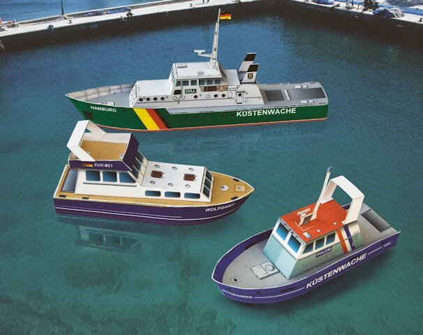 Schreiber Bogen 3 Small Ships #699 Bouwplaat