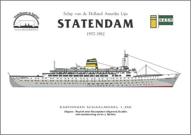 Scaldis Model Club Statendam 1/350