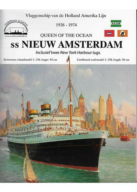 Scaldis Model Club SS Nieuw Amsterdam 1/250