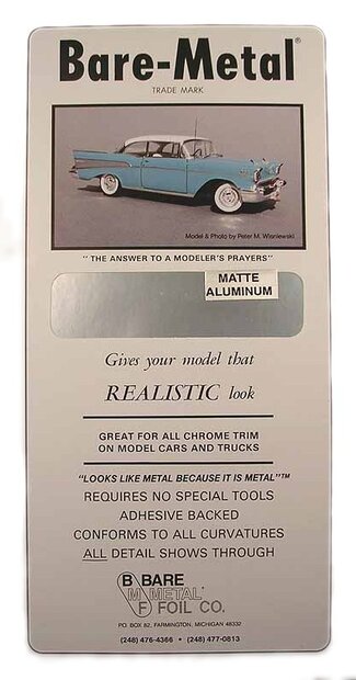 Bare-Metal Foil Matte Aluminum