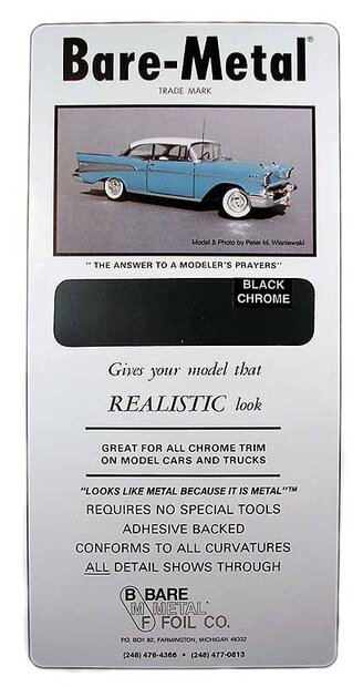 Bare-Metal Foil Black Chrome