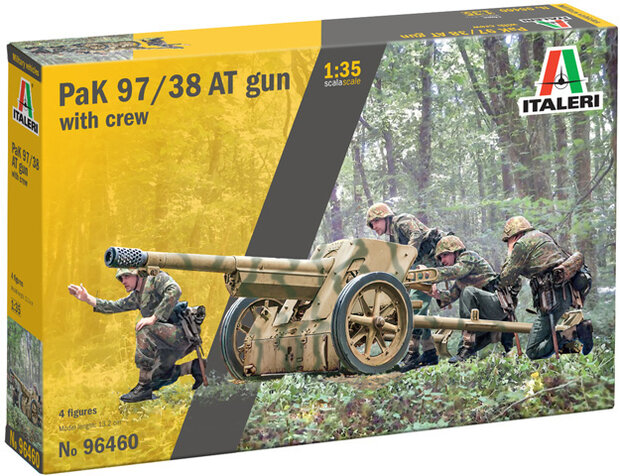 Italeri 96460 Pak 97/38 AT Gun with Crew 1/35