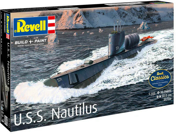 Revell 05184 U.S.S. Nautilus 1/305