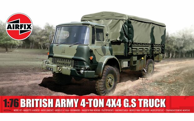 Airfix 02326A British Army 4-ton 4 x 4 G.S Truck 1/76