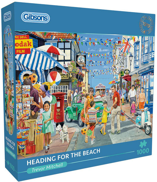 Gibsons Heading for the Beach #G6389 Puzzel