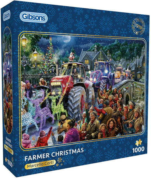 Gibsons Farmer Christmas #G6439 Puzzel