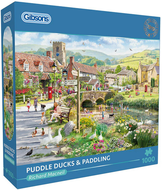 Gibsons Puddle Ducks &amp; Paddling #G6433 Puzzel