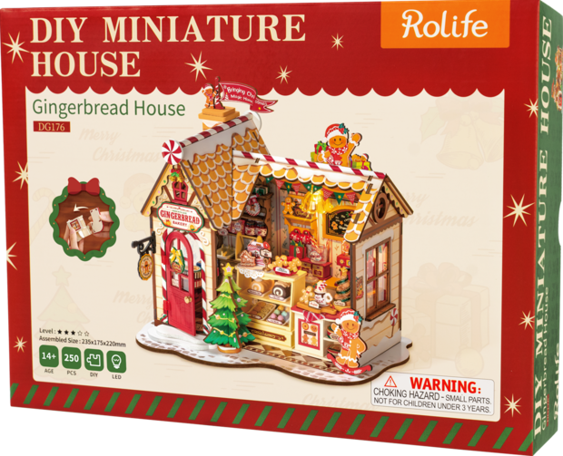 Robotime Gingerbread House #DG176