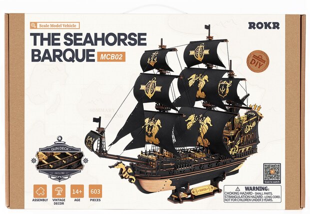 Robotime The Seahorse Barque #MCB02
