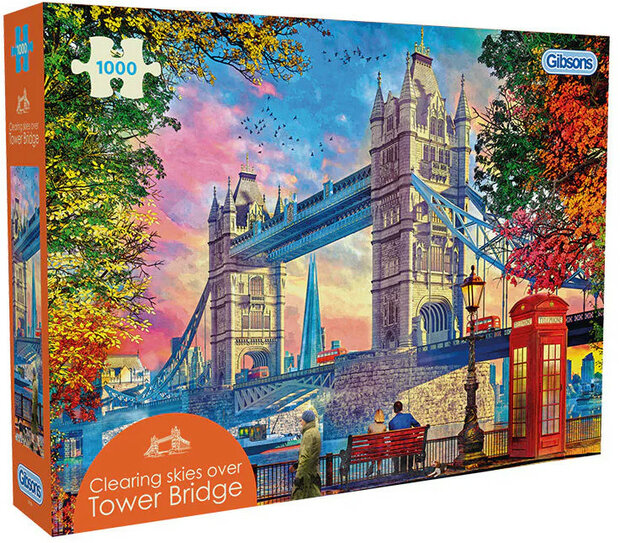Gibsons Clearing Skies Over Tower Bridge #G7164 Puzzel