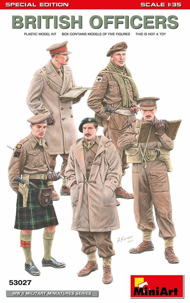 MiniArt 53027 British Officers 1/35