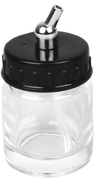 Leeg verf potje voor airbrush