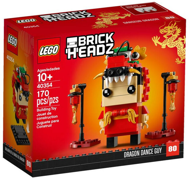 LEGO 40354 Drakendanser Brick Headz