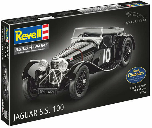 Revell 07752 Jaguar SS 100 1/32
