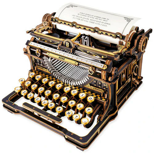 Robotime Mechanical Typewriter (Classic Version) LK703B