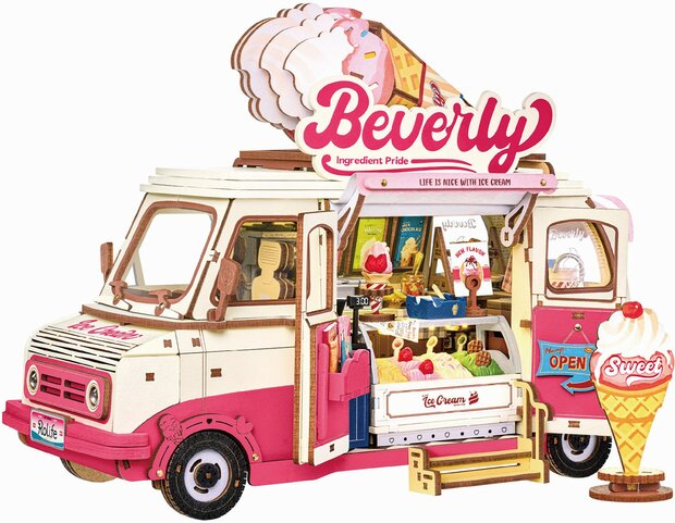 Robotime Rolife Beverly's Ice Cream Truck #TGS06