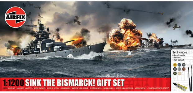 Airfix 50120 Sink The Bismarck! Gift Set 1/1200