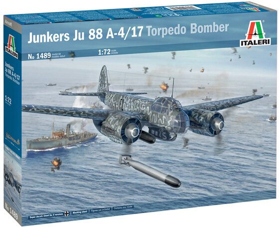 Italeri 1489 Junkers Ju 88 A-4/17 Torpedo Bomber 1/72