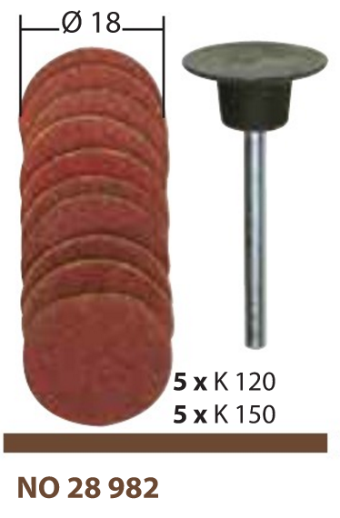 Proxxon Sanding Pad with Sanding Discs (28982)