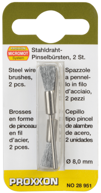 Proxxon Steel Wire Brushes (28951)