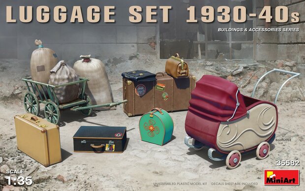 MiniArt Luggage Set 1930-40s 1:35 (35582)