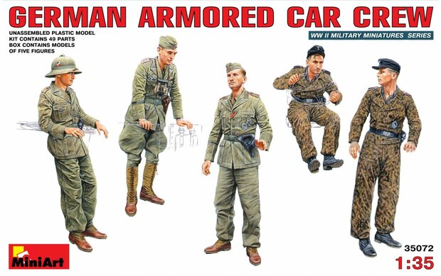 MiniArt German Armored Car Crew 1:35 (35072)