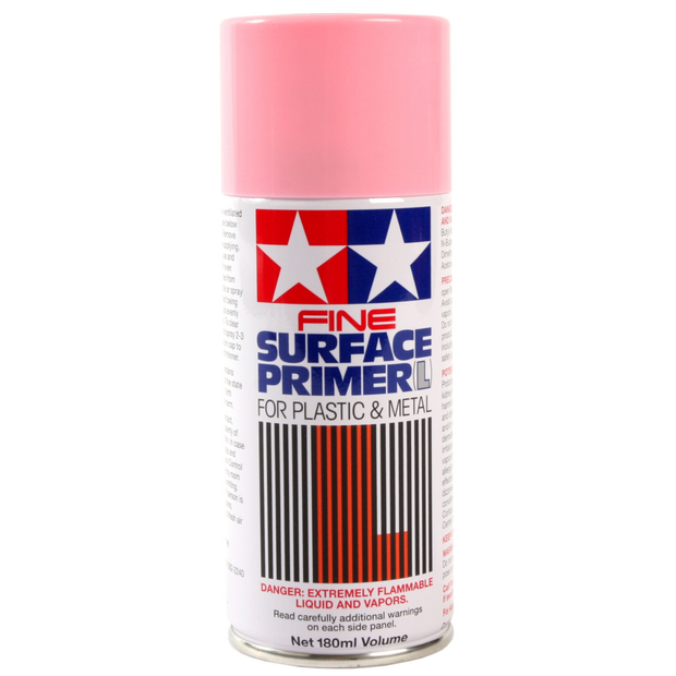 Tamiya Fine Surface Primer Pink 180 ml (87146)