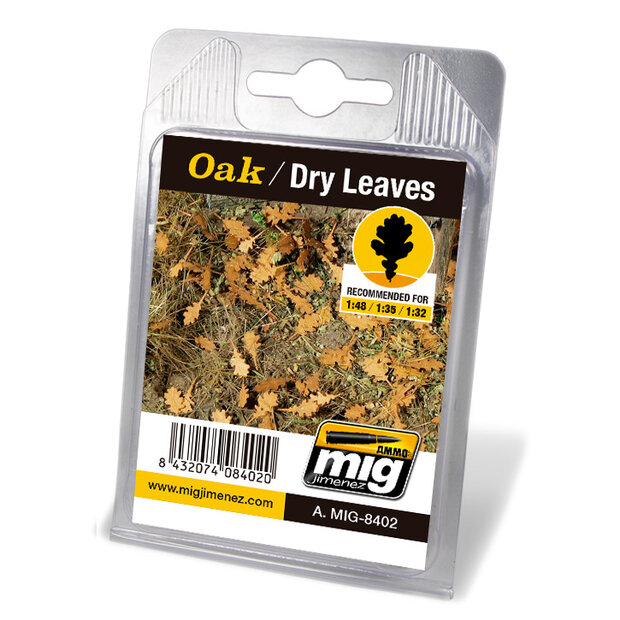 AMMO MIG Laser Cut Leaves Oak Dry (8402)