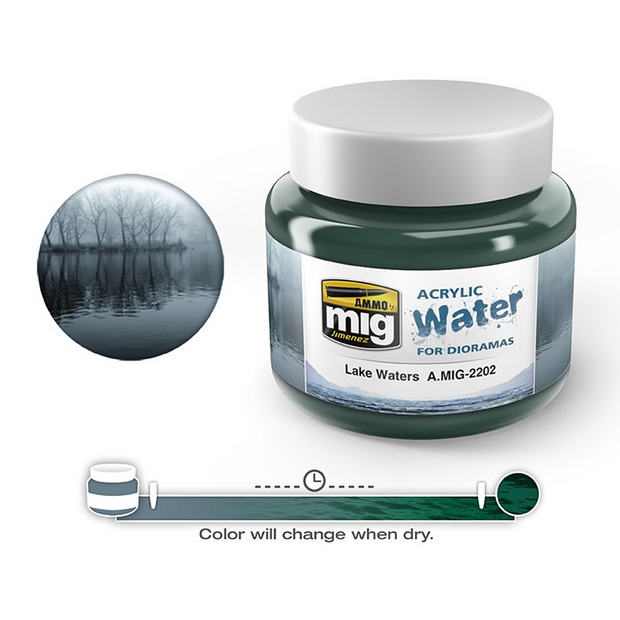 AMMO MIG Acrylic Water Lake Waters (2202)