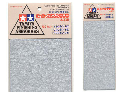 Tamiya Schuurpapier P180 / P240 / P320