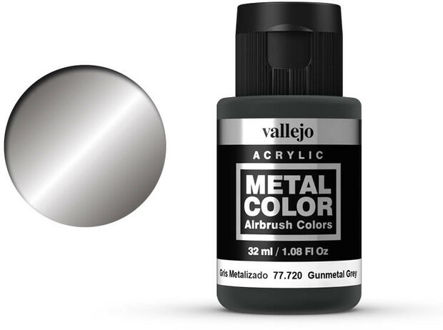 Vallejo Metal Color Gunmetal Grey (77.720)