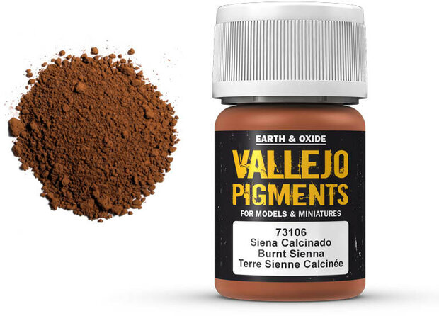 Vallejo Pigment Burnt Sienna (73.106)