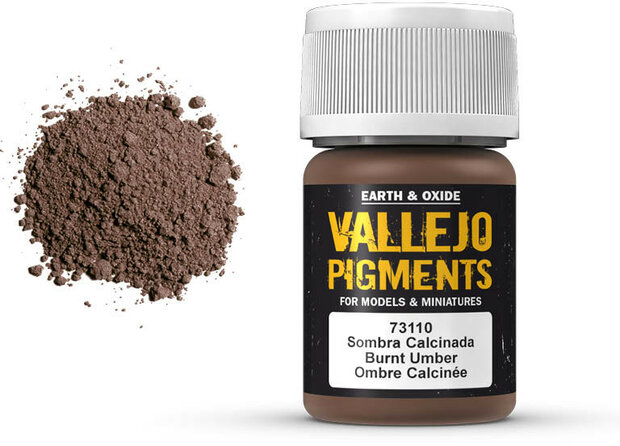 Vallejo Pigment Burnt Umber (73.110)