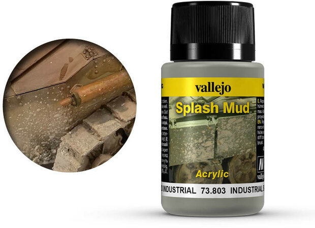 Vallejo Weathering Effects Industrial Splash Mud (73.803)