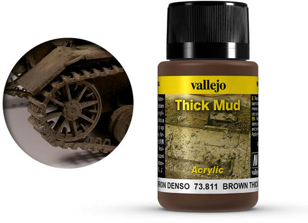 Vallejo Weathering Effects Brown Mud (73.811)