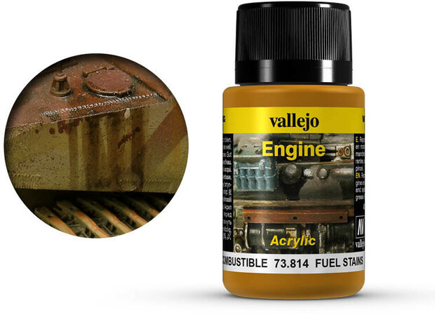 Vallejo Weathering Effects Fuel Stains (73.814)
