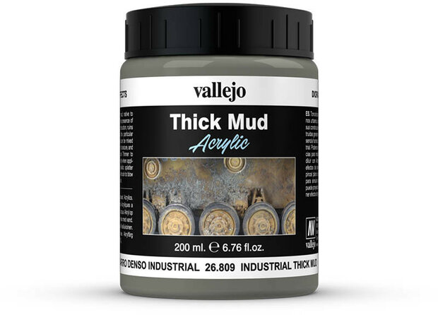 Vallejo Diorama Effects Industrial Thick Mud 26.809